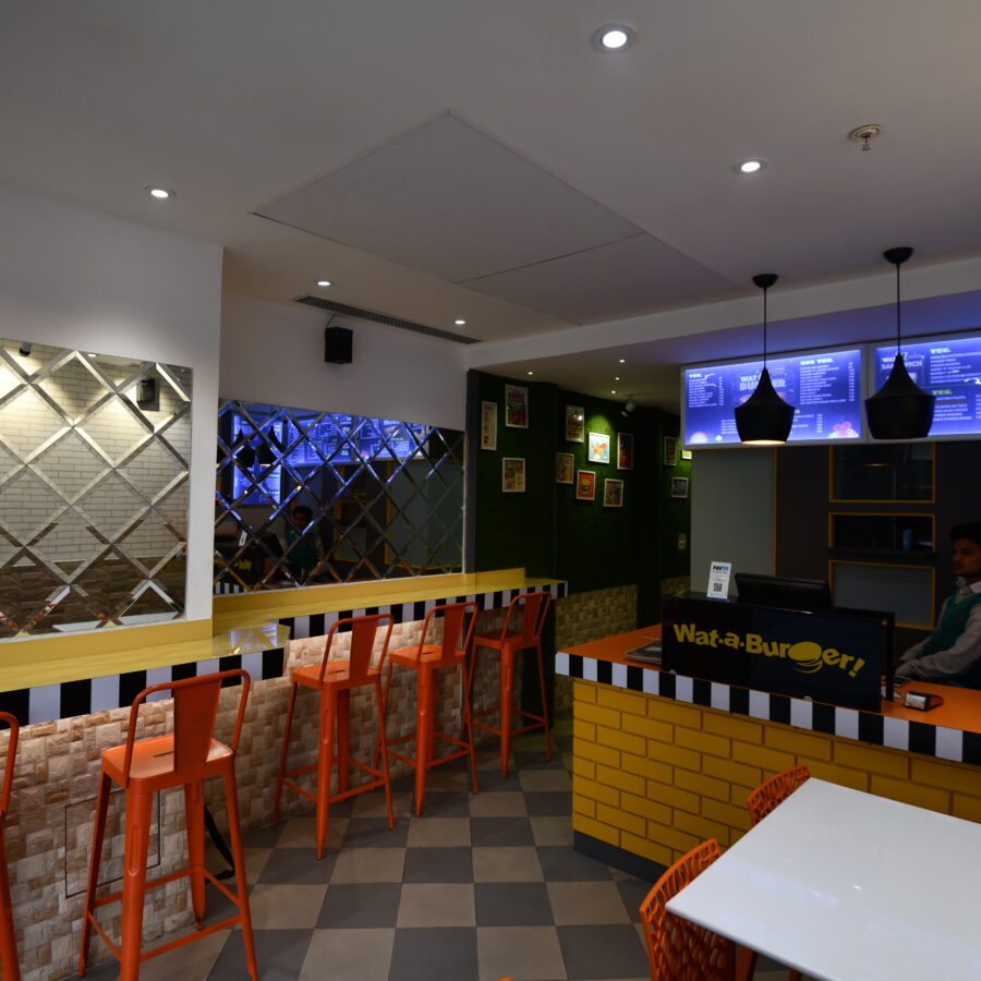Wat-a-Burger Store Designing